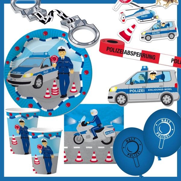 Bastelideen für den Polizeigeburtstag  Tambini