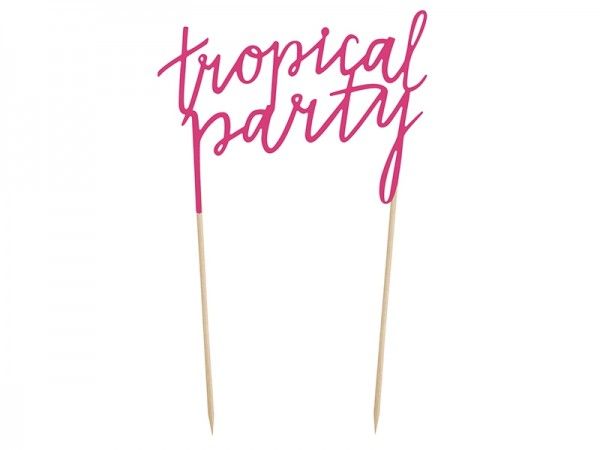 Cake Topper Tropical Party