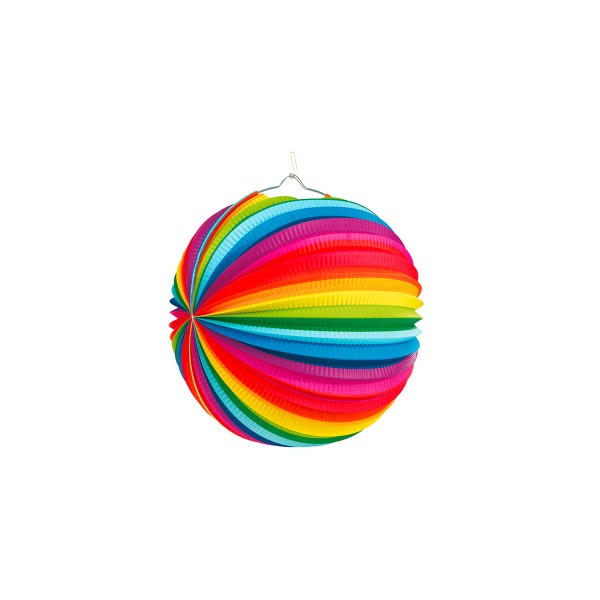 Laterne Regenbogen, 25cm