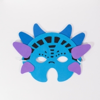 Moosgummi-Masken Ritter & Drache, 6 Stück X Moosgummi-Masken Ritter & Drache, 6 Stück X