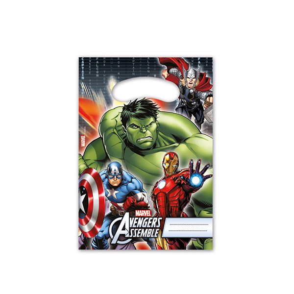 T1142316-Partytueten-Avengers-Power-6-Stueck