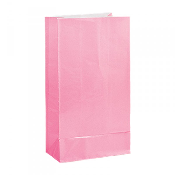 Partytüten aus Papier, rosa, 12 Stück