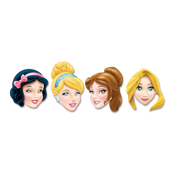 T1142232-Pappmasken-Disney-Prinzessin-4-Stueck