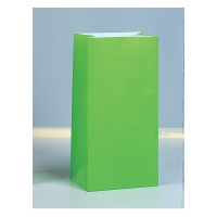 Partytüten aus Papier, Neon Bunt, 10 Stück