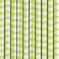 Strohhalme aus Papier, Grün-Weiß, 10 Stück Strohhalme aus Papier, Grün-Weiß, 10 Stück