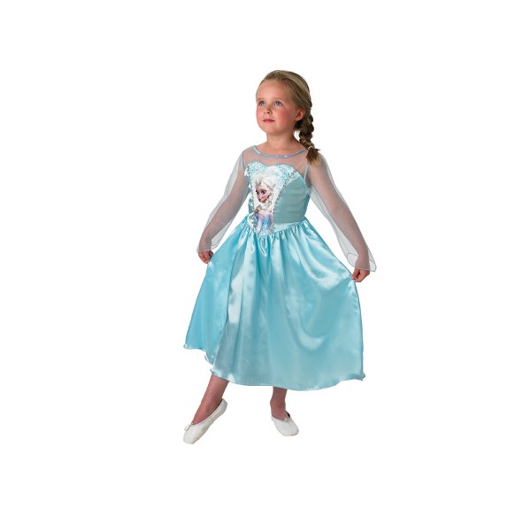 Kostüm Eiskönigin Elsa, Gr. M (5-6 Jahre)