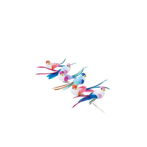 T1141171-Dekovoegel-bunt-mit-Klammer-6-Stueck-1