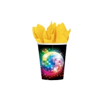 Pappbecher Disco, 266ml, 8 Stück Pappbecher Disco, 266ml, 8 Stück