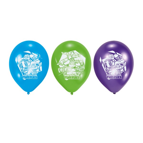 T1142255-Luftballons-Ninja-Turtles-6-Stueck