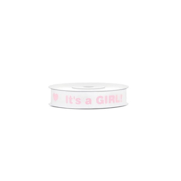 T1142507-Ripsband-mit-Aufdruck-Its-a-Girl-12mm