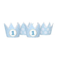 T1142543-Partykronen-1-Geburtstag-blau-4-Stueck T1142543-Partykronen-1-Geburtstag-blau-4-Stueck