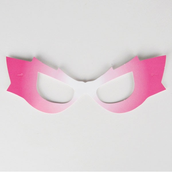 Masken-Superheldin-pink-8-Stueck-neu