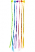 Haarsträhne/ Kunsthaar mit Spange, 6 Stück - Länge ca. 38cm Haarsträhne/ Kunsthaar mit Spange, 6 Stück - Länge ca. 38cm