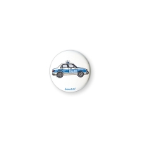 Button Polizei, ø 2,5cm
