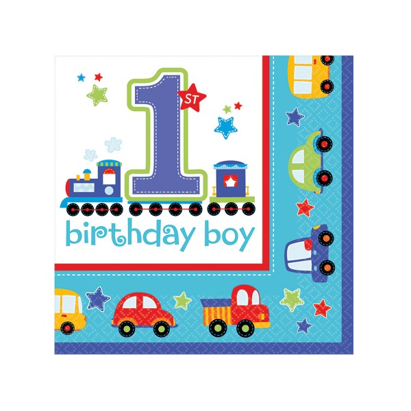 Servietten 1. Geburtstag, 33cm, 16 St