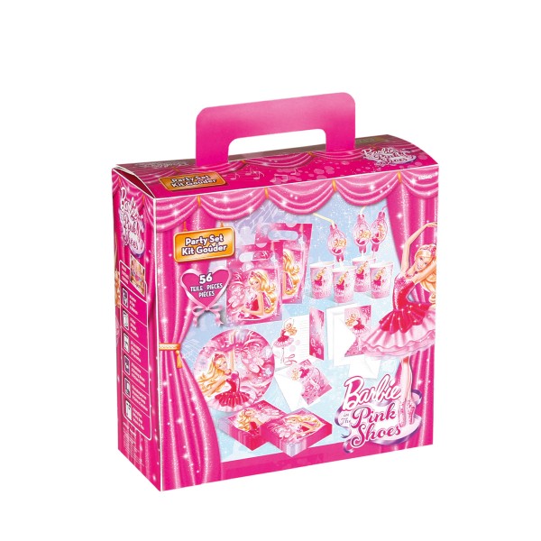 Partykoffer Barbie, 56-teilig