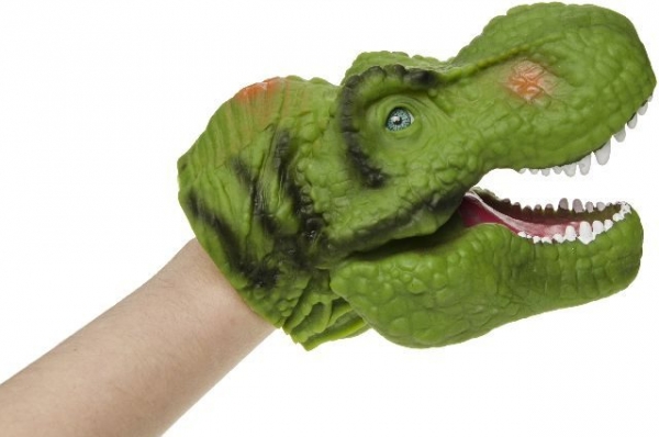 Handpuppe Dinosaurierkopf