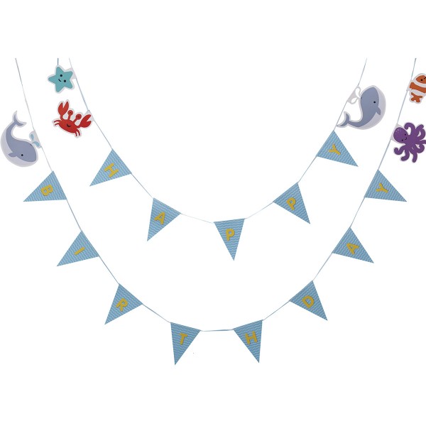 Wimpelkette Unterwasserwelt, 3,5m X