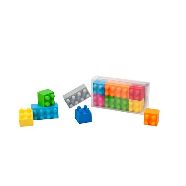 Radiergummi-Set-Bausteine