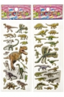 Aufkleber Dino, 20 Stück, ein Stickerbogen Aufkleber Dino, 20 Stück, ein Stickerbogen