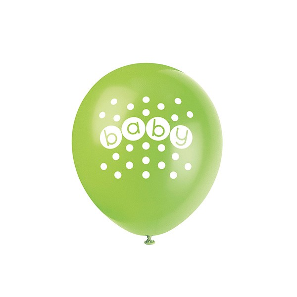T1142017-Luftballons-Babyshower-bunt-8-Stueck-1