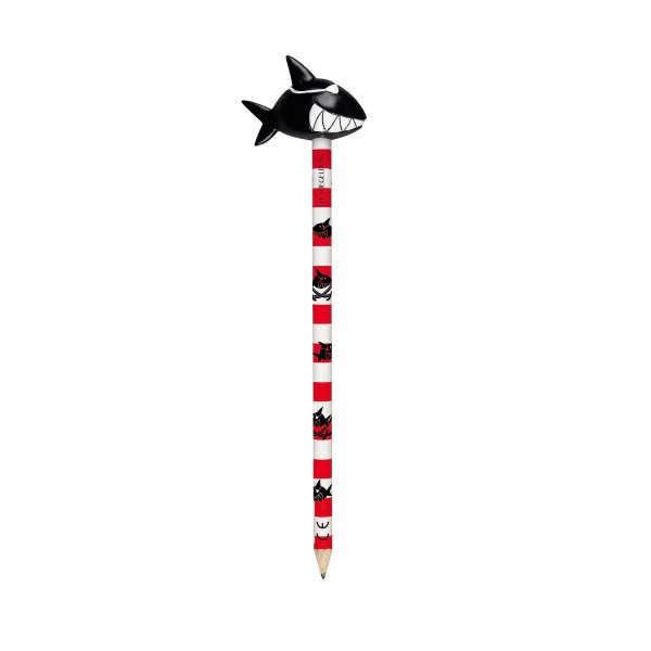 Capt'n Sharky Bleistifte, rot-wei