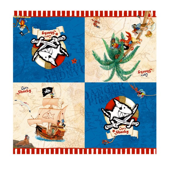 Capt'n Sharky Servietten, 20 St