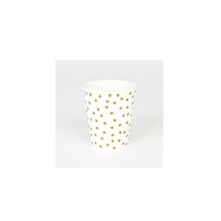 Pappbecher-Sterne-Gold Pappbecher-Sterne-Gold