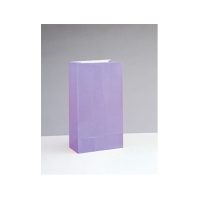 Partytüten aus Papier, lavendel/lila, 12 Stück