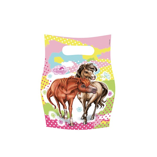 T1142138-Partytueten-Pferd-Charming-Horses-6-Stueck