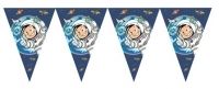Wimpelkette Astronaut Flo aus Pappe, 1 Stück Wimpelkette Astronaut Flo aus Pappe, 1 Stück