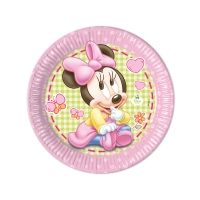 T1142345-Pappteller-Baby-Minnie-23cm-8-Stueck T1142345-Pappteller-Baby-Minnie-23cm-8-Stueck
