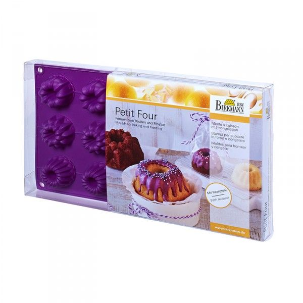 Mini Gugelhupfformen, 15-fach, ø4cm mit Rezepten