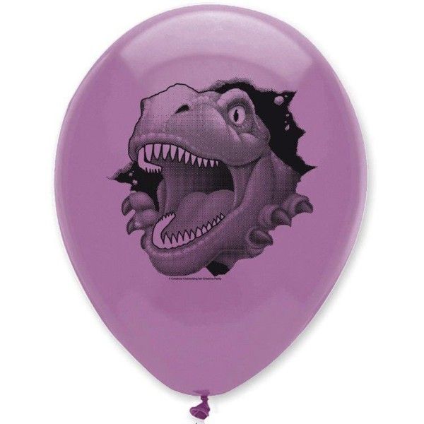 Luftballons Dino Alarm, 6 Stück