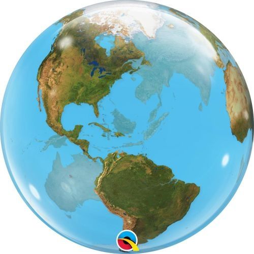 Bubble Ballon Welt, 1 Stück