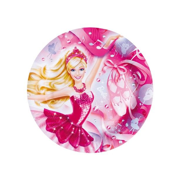 Pappteller Barbie,