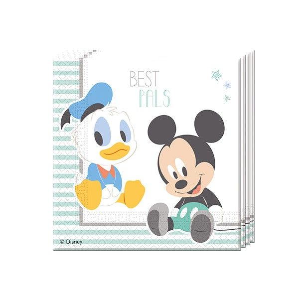 T1142407-Servietten-Disney-Baby-Mickey-33cm-20-Stueck