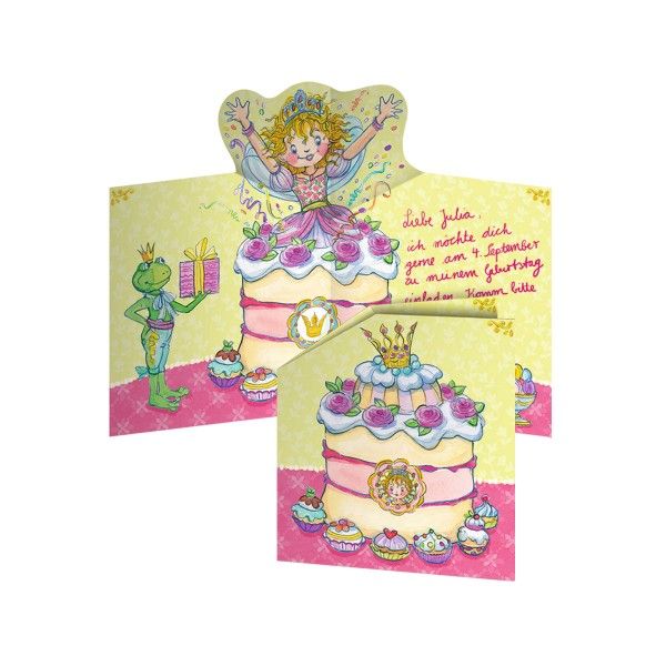 Prinzessin Lillifee Einladungskarten, 8 St