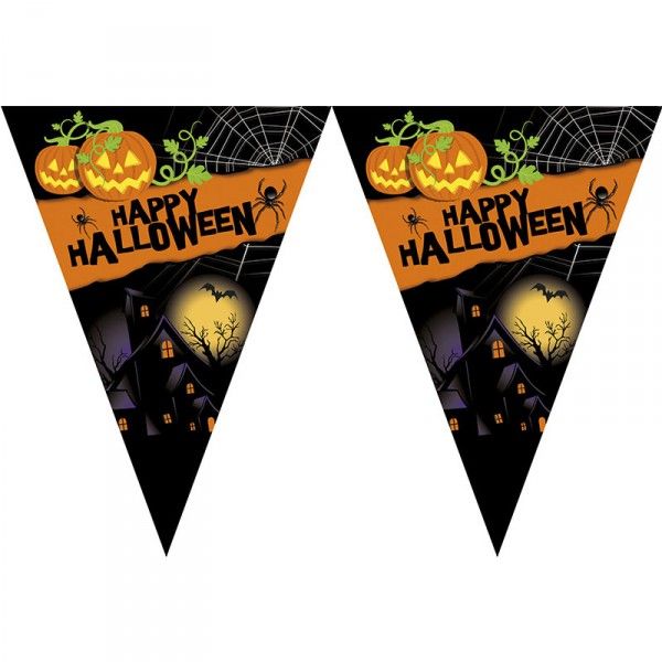 Wimpelkette Halloween, 2,3m