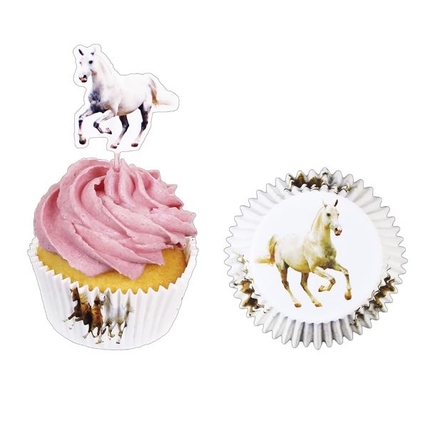 Muffin-Set Pferd 24-tlg. X