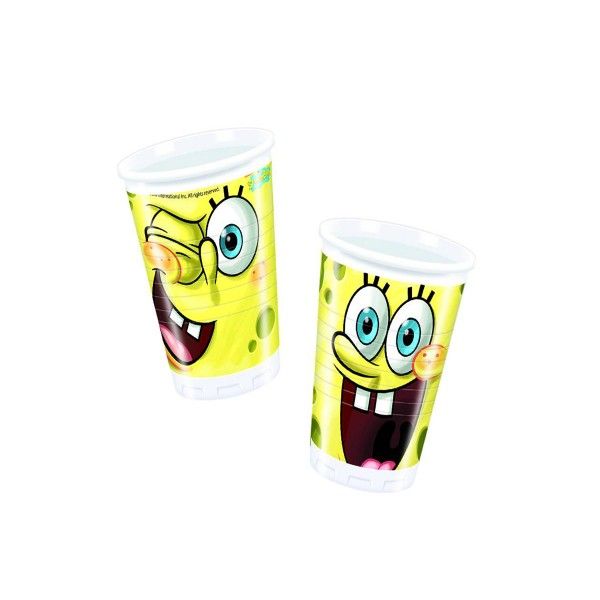 SpongeBobTrinkbecher, 200 ml, 8 St
