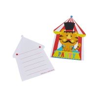 Einladungskarten Zirkus, 8 Stück Einladungskarten Zirkus, 8 Stück