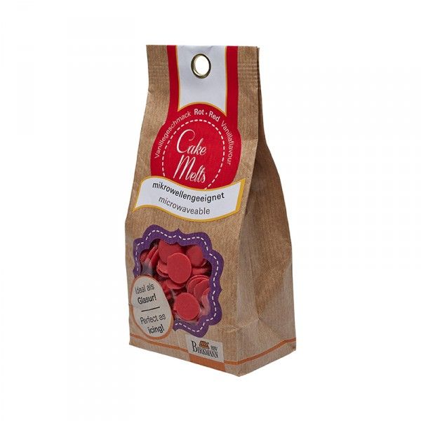 Cake Melts rot, 250g Beutel