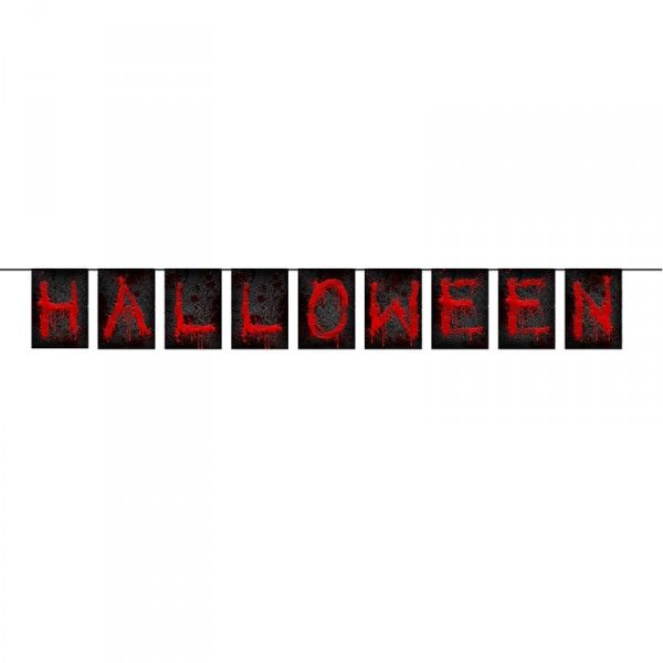 Wimpelkette Halloween, 16,5x123 cm
