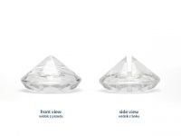 Platzkartenhalter Diamanten, transparent, 10 Stück Platzkartenhalter Diamanten, transparent, 10 Stück