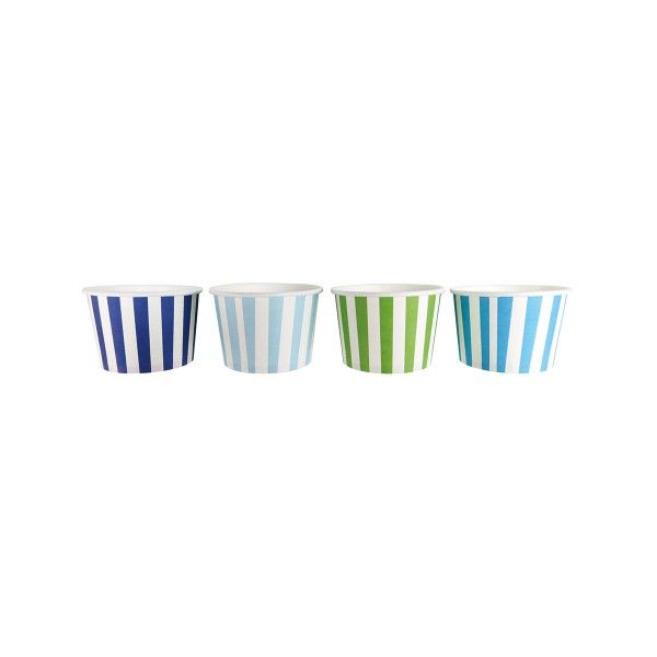 Eis- und Naschbecher, blau, 6cm, 8 St