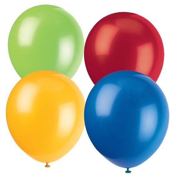 Luftballons, Bunt sortiert, 10 Stück