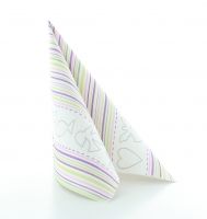 Servietten Kommunion/Konfirmation Pink-Grün aus Linclass® Airlaid 40 x 40 cm, 12 Stück Servietten Kommunion/Konfirmation Pink-Grün aus Linclass® Airlaid 40 x 40 cm, 12 Stück