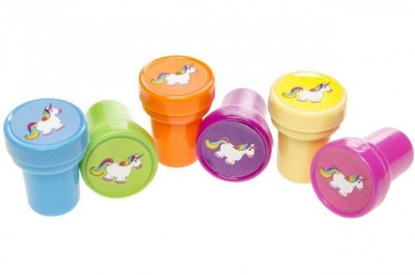 Stempel Einhorn, 6 Stück