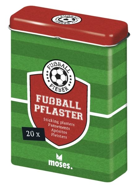 Pflaster Fussball - Box incl. 20 Stück